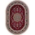Иранский ковер Tehran 7586 Красный овал
